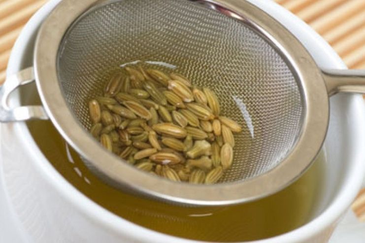 Procedure of making fennel tea