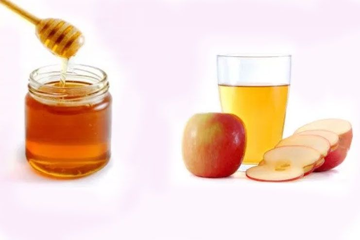 apple cider vinegar and honey