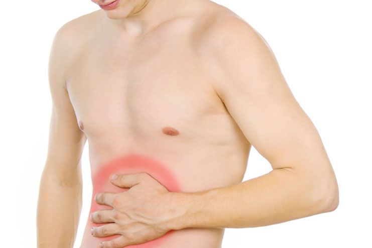 Treatment of upper abdominal pain
