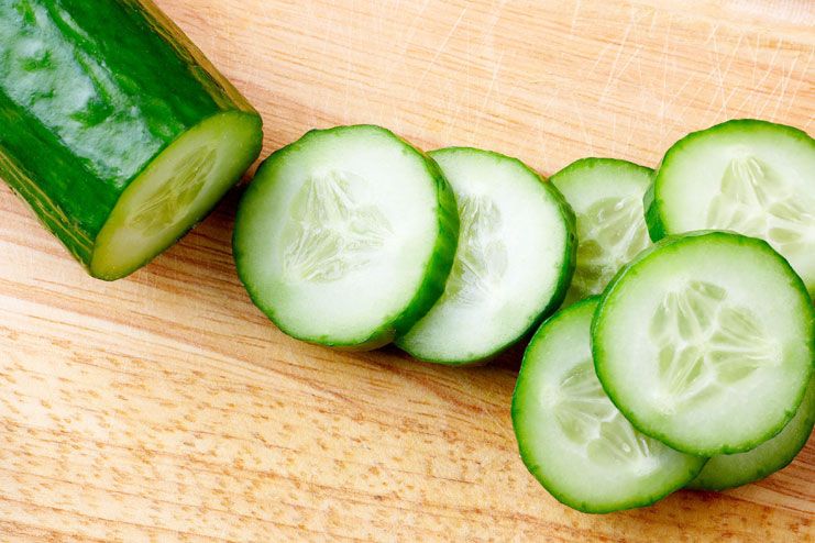cucumber really works in acne