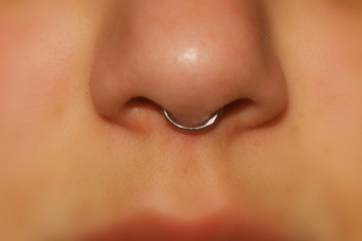 pierce your septum ring at home