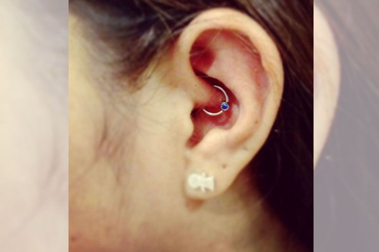 prevent infection after daith ear piercing