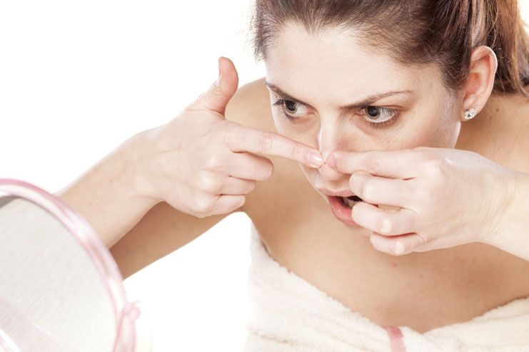 get rid of pimple on nose fast