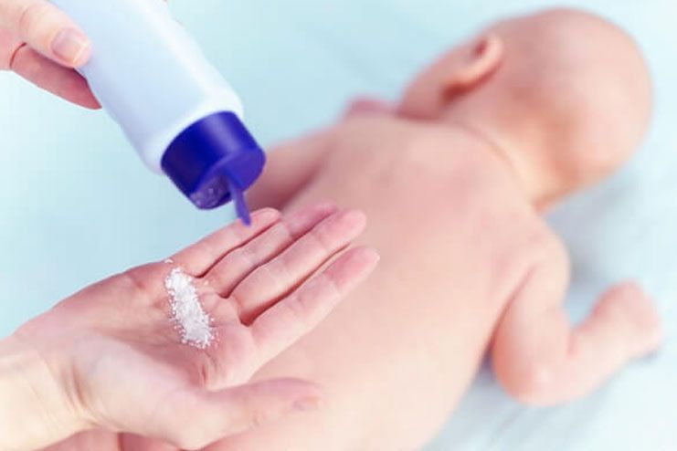 Baby Powder to treat heat rash