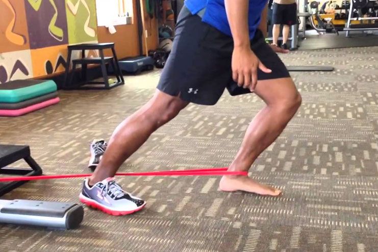 Ankle Band Distractions-Knee Strengthening Exercises