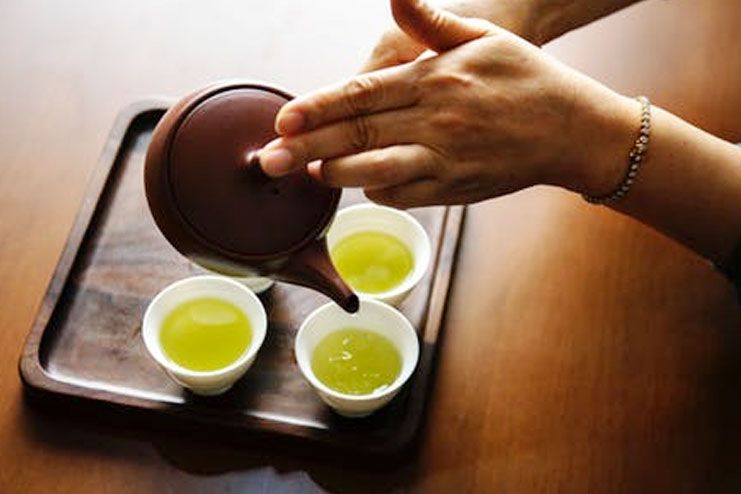 Green tea helps burning the fats