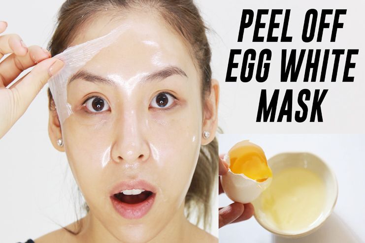 Facial Hair Removal with Egg Mask