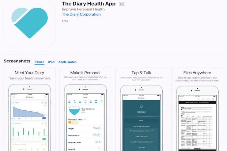 The Diary Health App