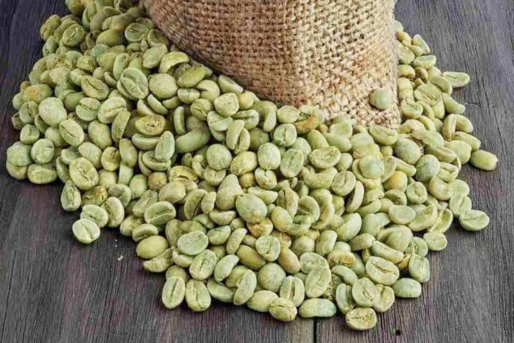 green coffee beans