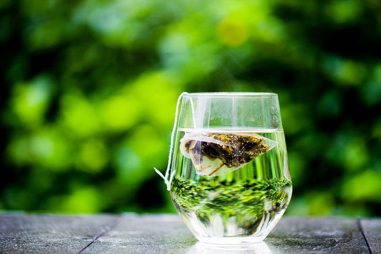 Green Tea bags for Chapped Lips