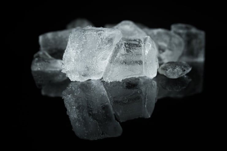 Get rid of high fever with ice