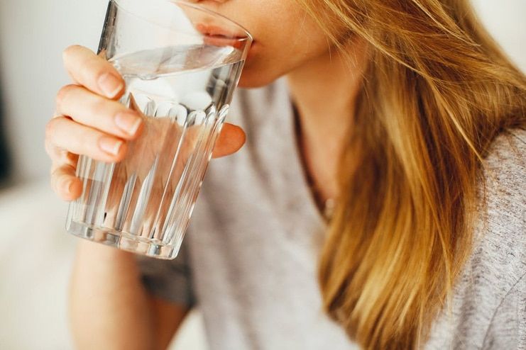 More water for bloating