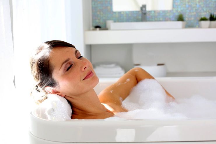Warm Bath for Keratosis Pilaris