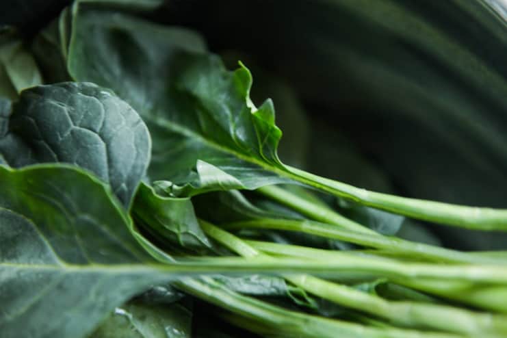 Green leafy vegetables to increase Platelet count