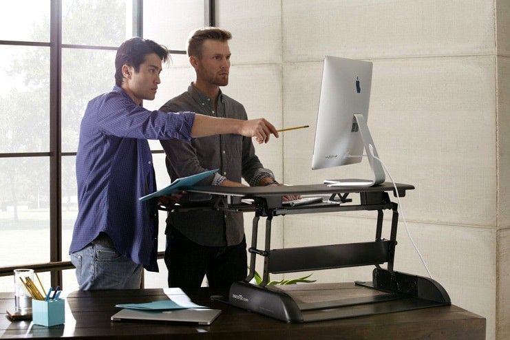 How long to stand at standing desk