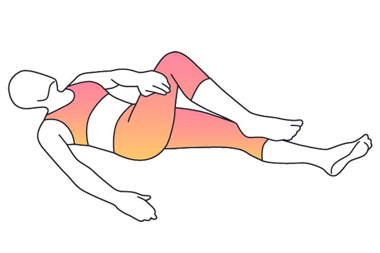 Lying Piriform Stretch