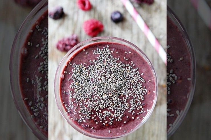 Berries with Chia Seeds