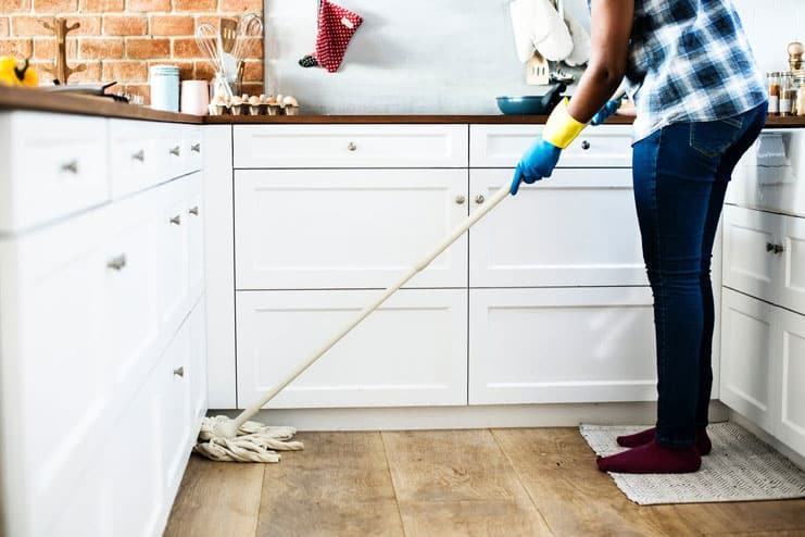 Clean out the kitchen