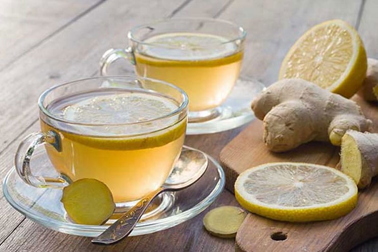 Ginger tea with Lemon