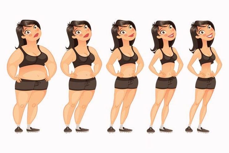 Lose weight gradually