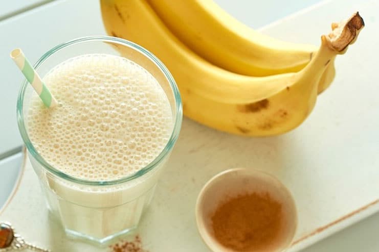 Simple banana protein shake