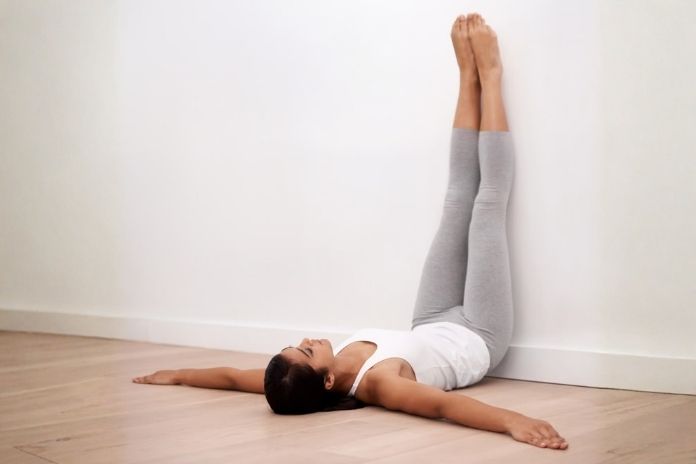 Legs-Up-the-Wall Pose or Viparita Karani