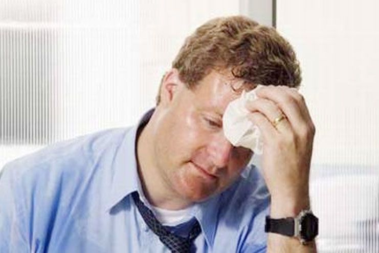 excessive head sweating