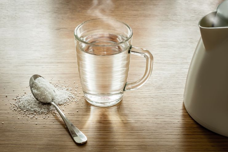 Use Warm Salt Water to Rinse
