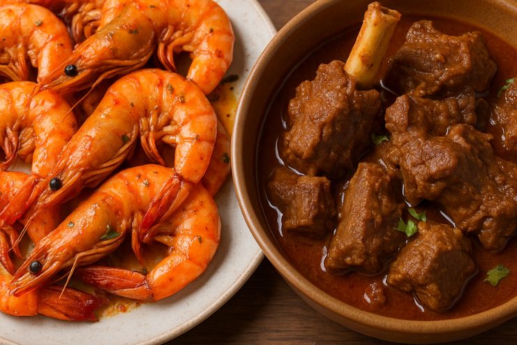 Shrimp and Lamb