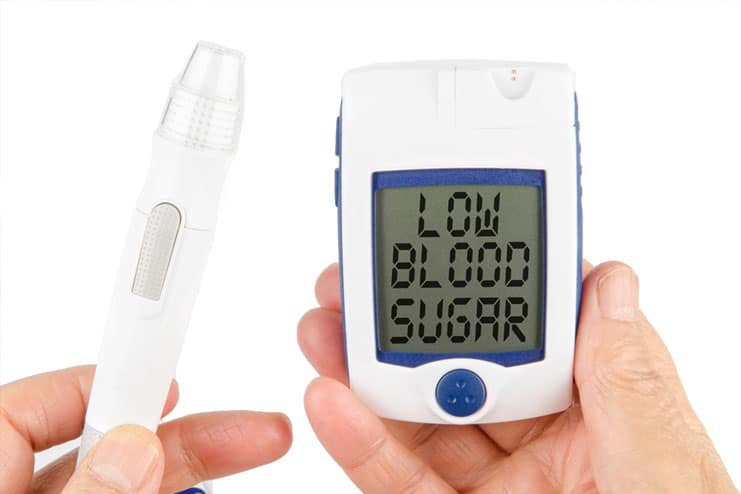 Beware of signs of hypoglycemia