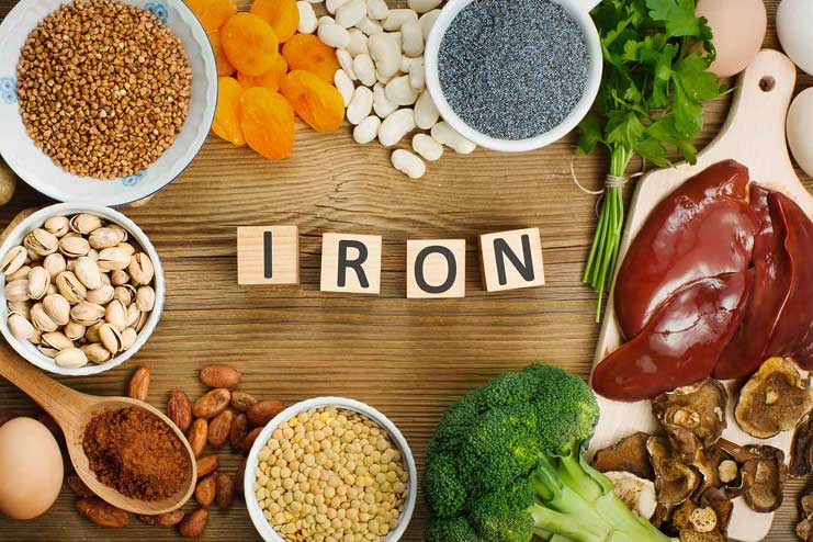 Increase the iron intake