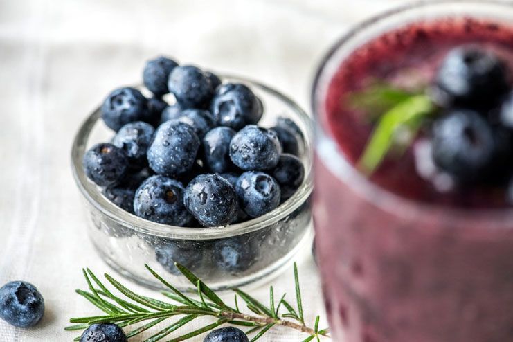 Blueberry smoothie