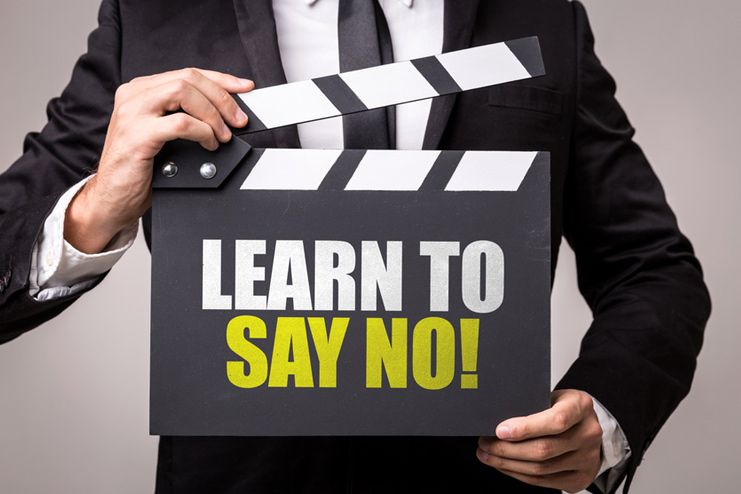 Practice saying NO