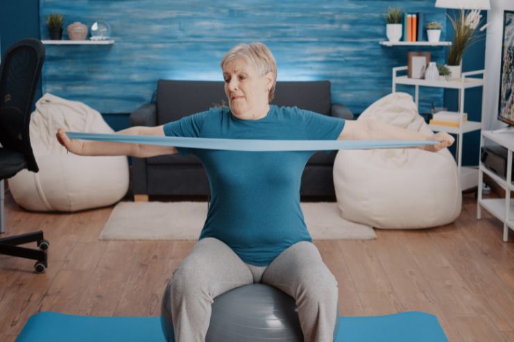 Resistance Band Pull Apart