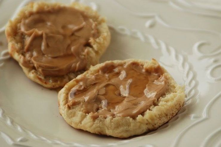 Bagel with cream cheese for English muffin with nut butter