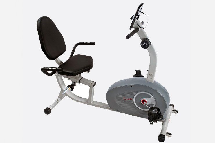 Sunny Health Fitness Magnetic Recumbent Bike