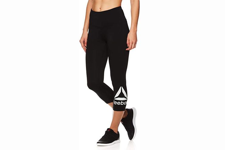 Reebok Womens Fitness High Rise Athletic Leggings