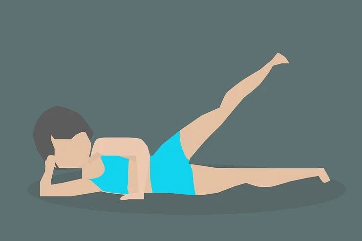 Side Lying Leg Raises A Comfortable Squatting Alternative For Bad Knees