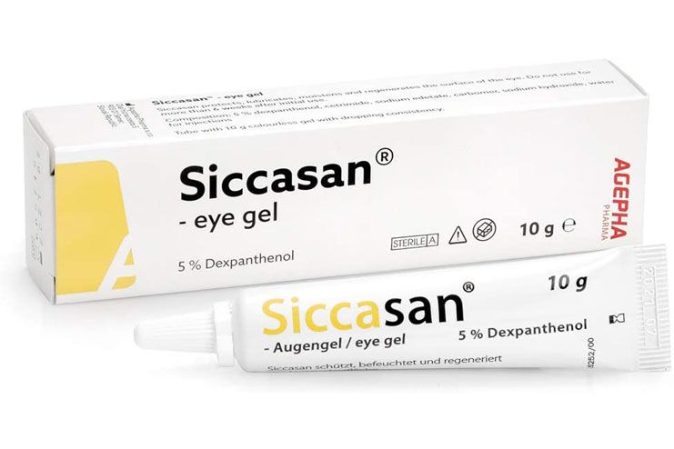 Siccasan Intensive Dry Eye Gel with Carbomer and Dexpanthenol