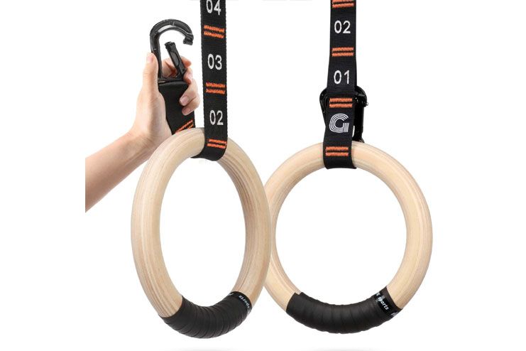 Gonex Wooden Gymnastic Rings