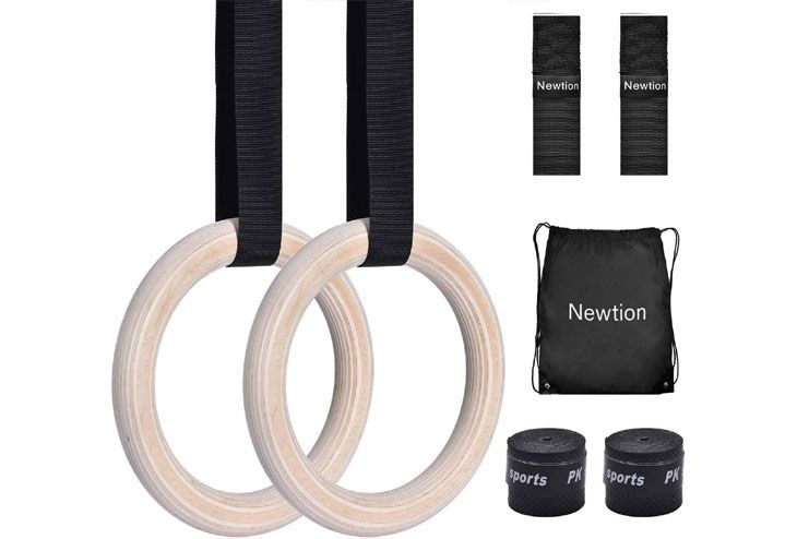 Newtion Wooden Professional Gymnastic Fitness Rings