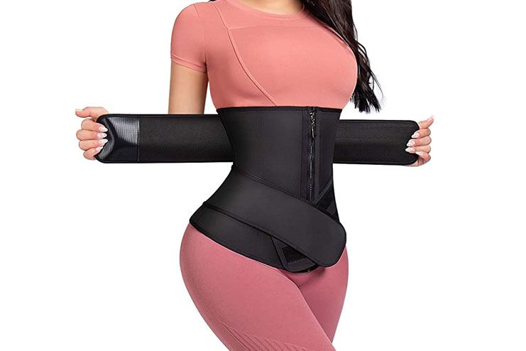 Ashlone Women waist trainer latex corset