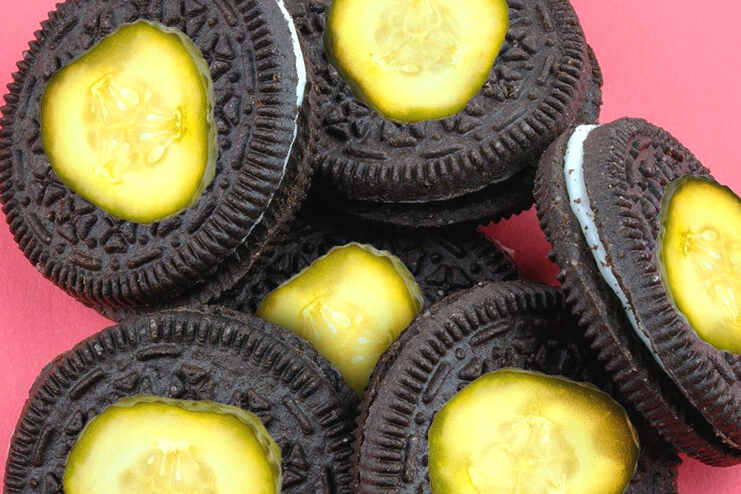 Oreo with pickle