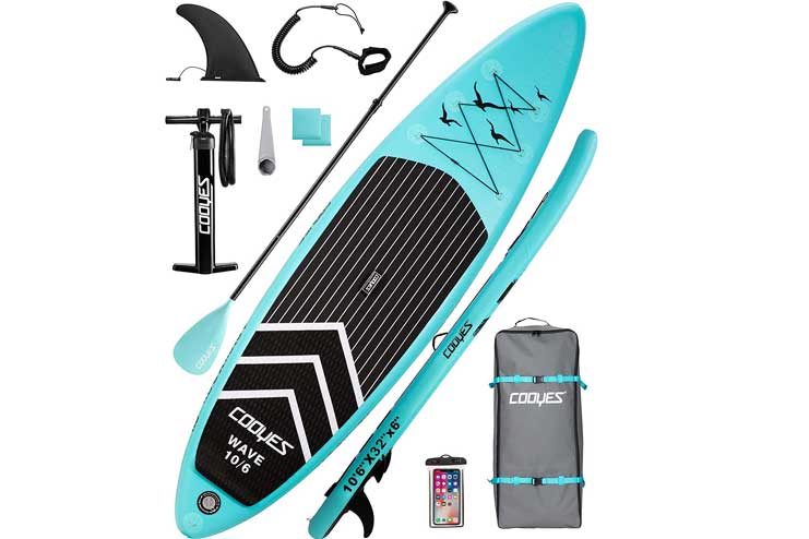 Cooyes inflatable SUP paddleboard