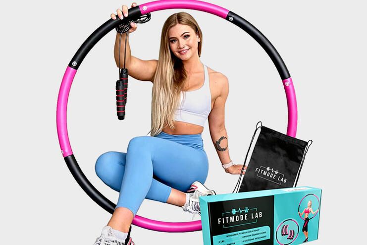 Fitmode lab weighted hula hoops for adults