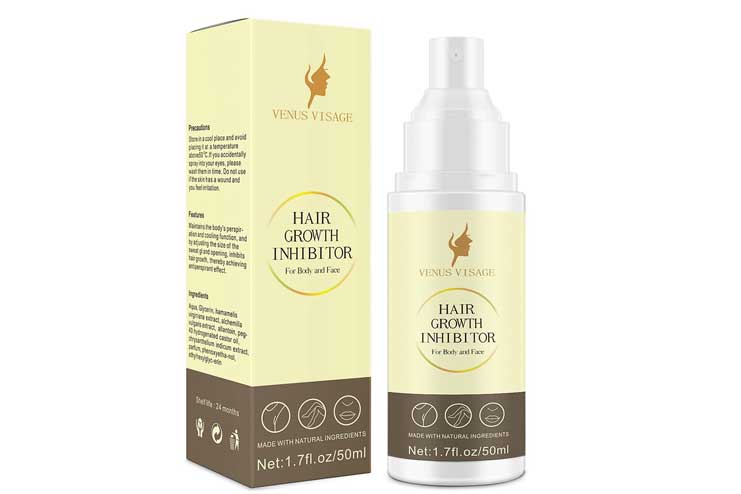 Venus visage hair growth inhibitor spray