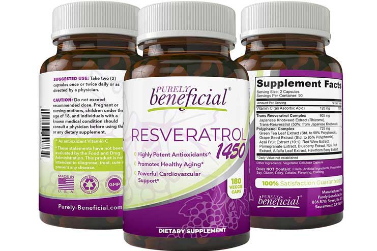 Pure beneficial RESVERATROL1450