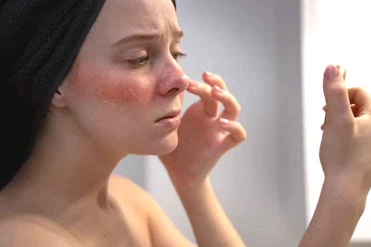Stress on Rosacea Symptoms