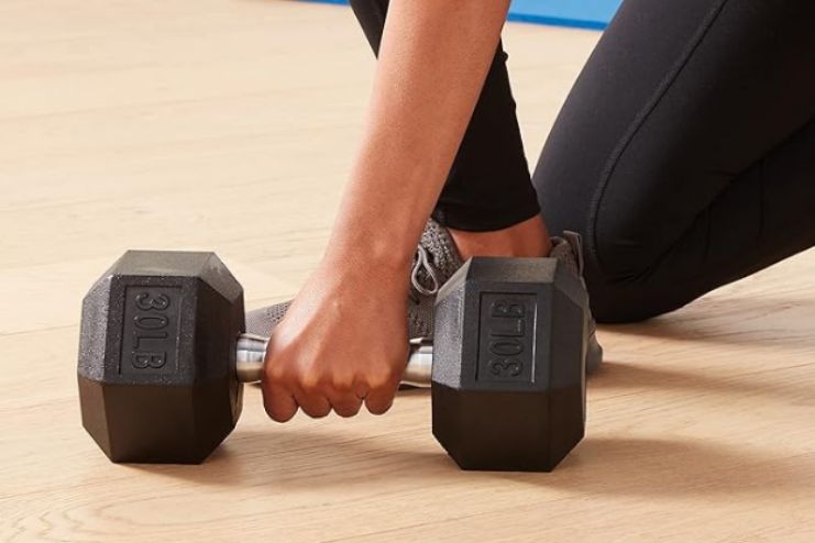 Amazon Basics Rubber Encased Exercise