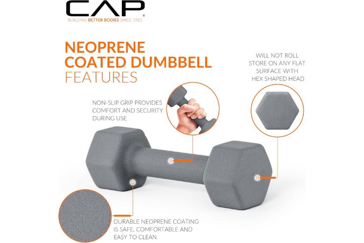 CAP Neoprene Coated Dumbbell
